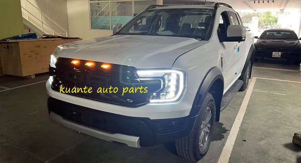 Ford Ranger T9 4 lights LED head lamps for wholesales Ford Ranger T9 4 lights LED head lamps for wholesales