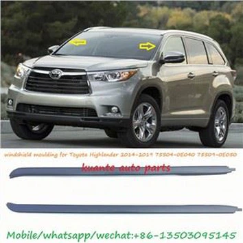 Első szélvédőléc Toyota Highlander 2015 75504-0E040 75509-0E050